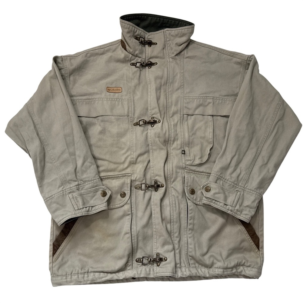 vintage 1990s Columbia canvas utility field jacket - Medium
